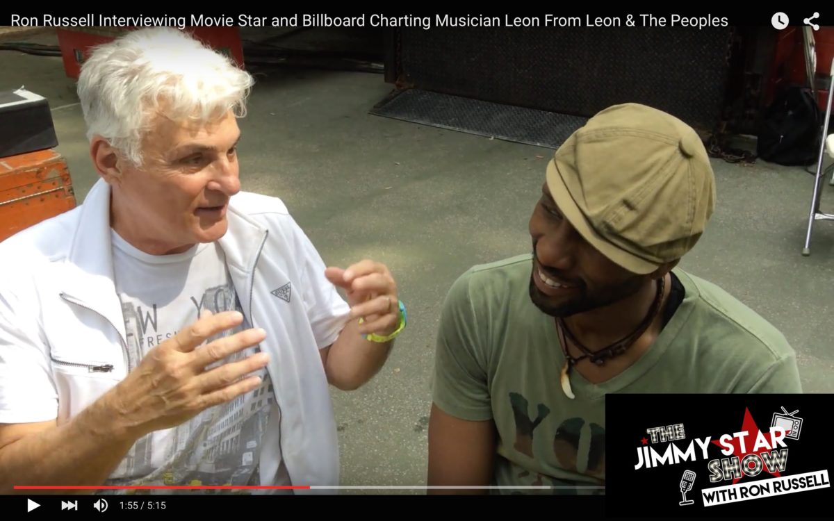 Ron Russell Interviewing Movie Star & Billboard Charting Musician Leon From Leon & The Peoples | @JimmyStarShow @DrJimmyStar