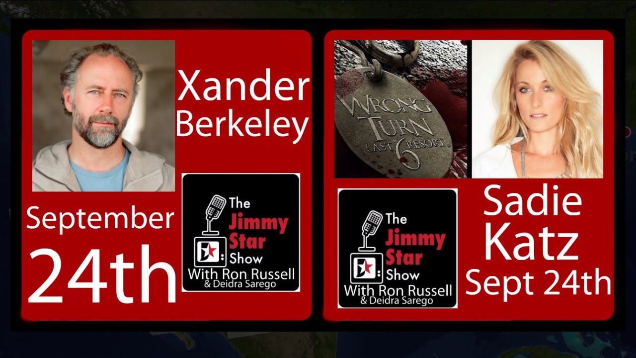 Sadie Katz & Xander Berkeley on The #JimmyStarShow with Ron Russell | #tv #show cc @DrJimmyStar @JimmyStarShow