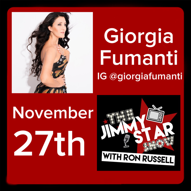 Crossover Artist Giorgia Fumanti To Guest On The Jimmy Star Show With Ron Russell Wednesday November 27th, 2024 